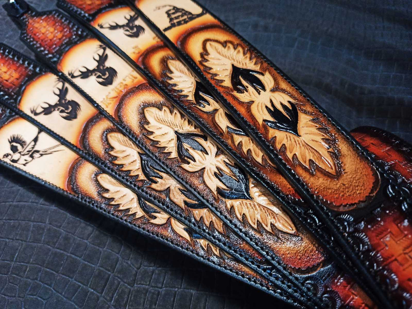 Custom Leather Sling - Custom Padded Sling - Personalized Leather Strap - Personalized Fathers Day Gift - Groomsman Gift - Christmas Gift